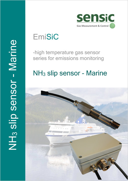 EmiSiC - high temperature gas sensor series for emissions monitoring - NH3 slip sensor - Marine
